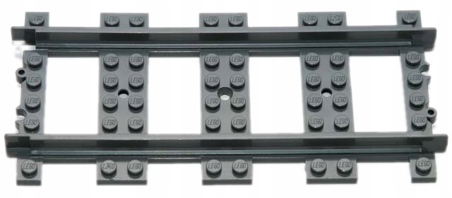 LEGO TRAIN TOR KOLEJOWY PROSTY C. SZARY DBG 53401