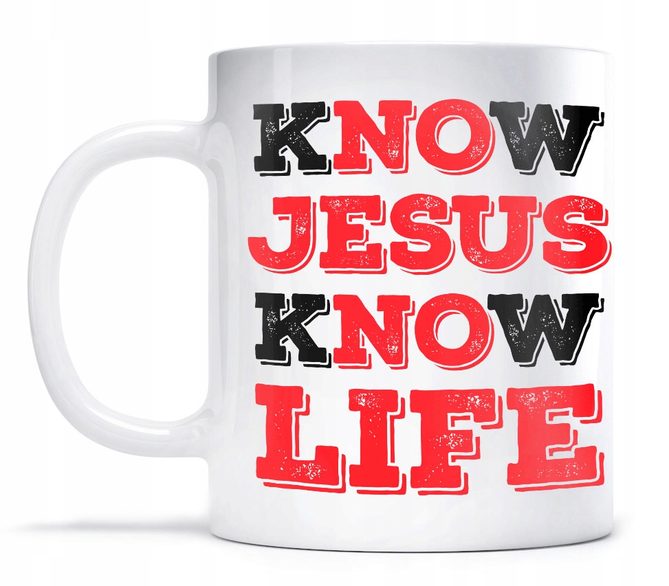 Kubek Jezus, Krzyż Knows Jesus Know Life