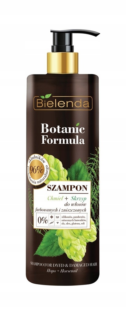 Bielenda Botanic Formula Skrzyp+Chmiel Szampon do