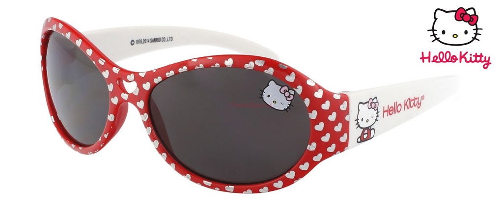 9 Okulary przeciwsłoneczne HELLO KITTY Dot Hearts