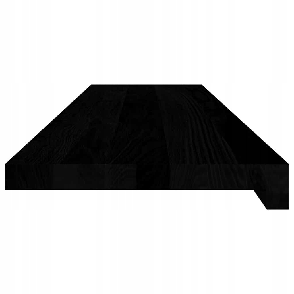 STOPNIE SCHODOWE SCHODY 4 SZT. BRĄZOWE 100X30X2CM LITE DREWNO DĘBOWE