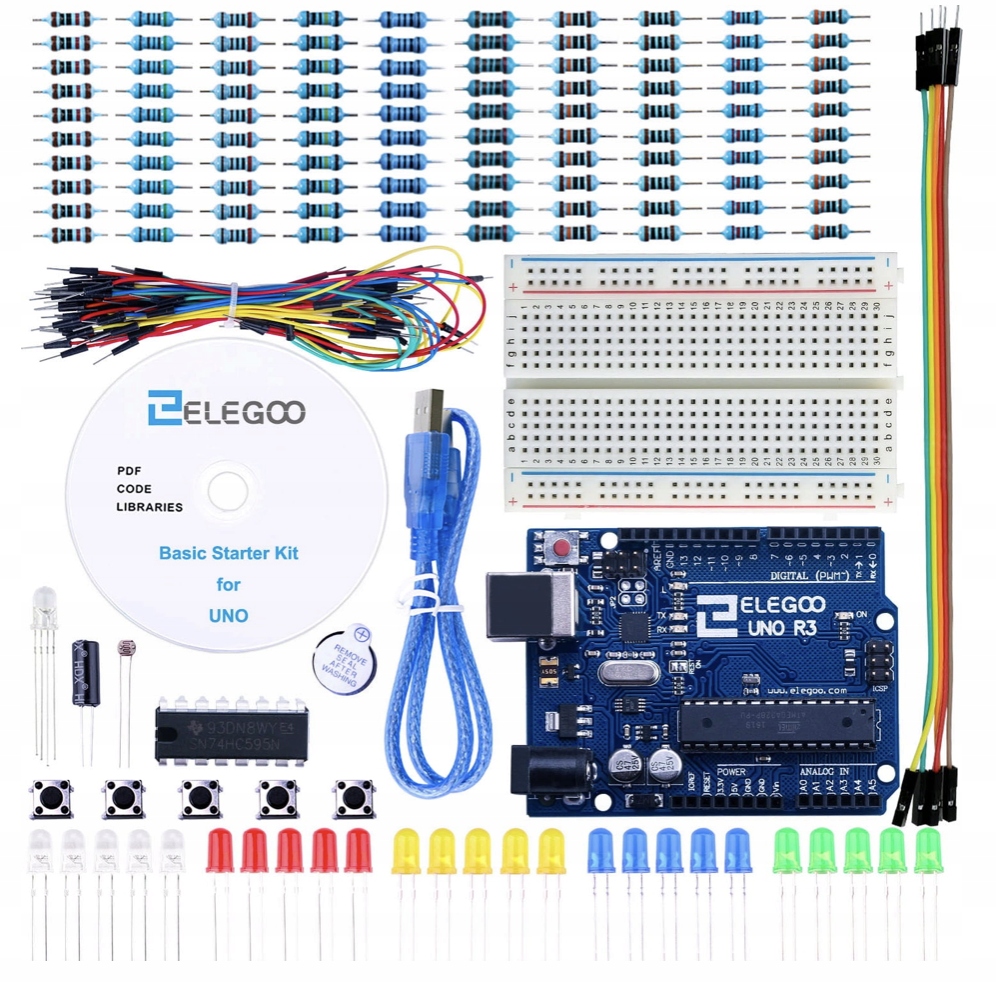 ZESTAW STARTOWY ARDUINO UNO R3 PROJECT / ELEGOO