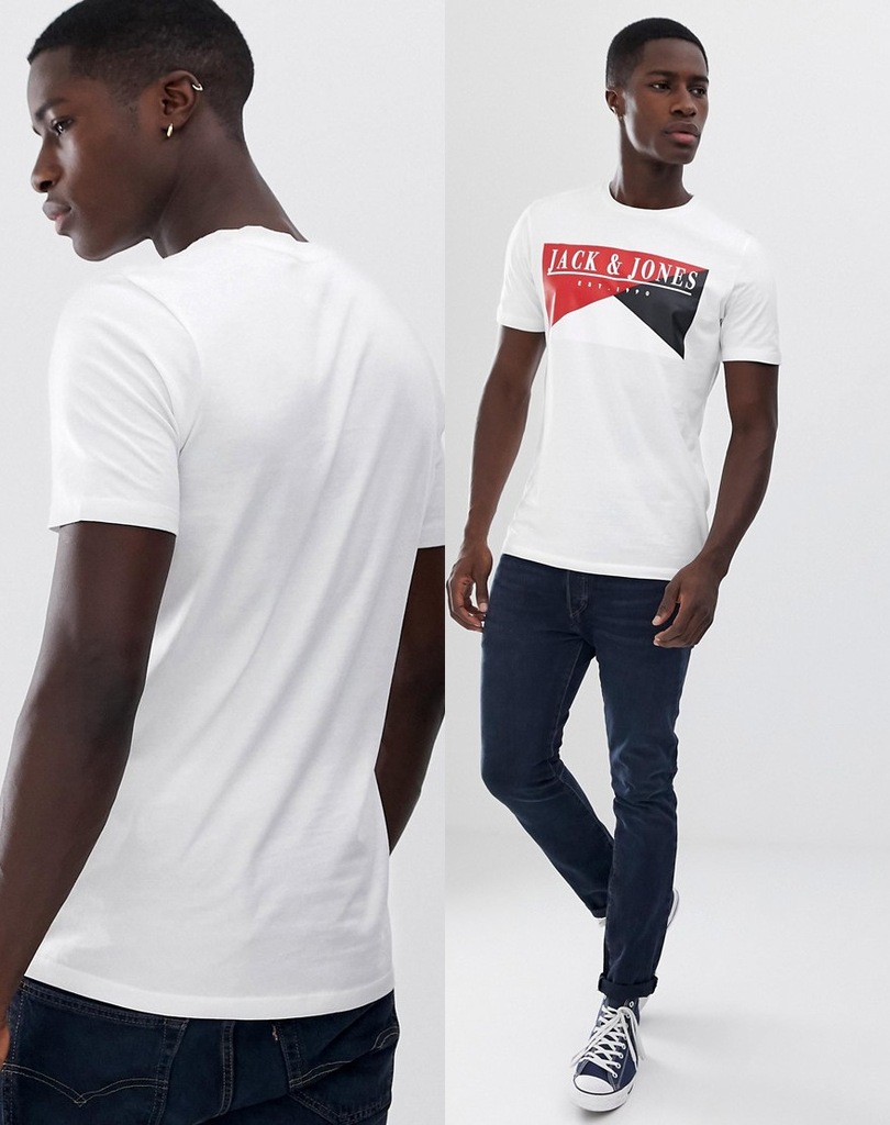 G-3-12-27 JACK&JONES T-SHIRT LOGO L