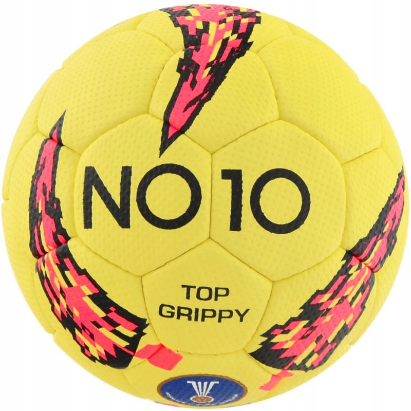 Piłka ręczna NO10 Top Grippy I żółta JR 56047-1