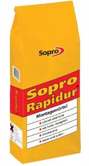 SOPRO RAPIDUR 460- szybkowiążąca zaprawa montażowa