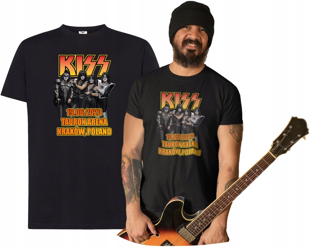 Koszulka męska KISS Tauron Arena Kraków r.XL
