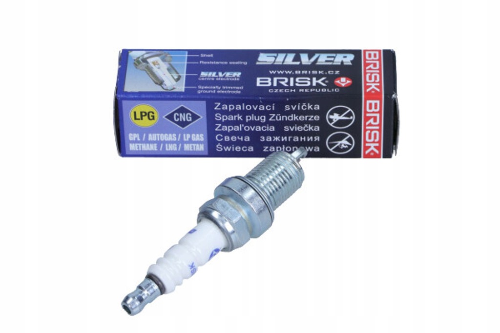 ŚWIECA ZAPŁONOWA DR15YS BRISK SILVER LPG ŚWIECA ZAPŁONOWA DR15YS BRISK