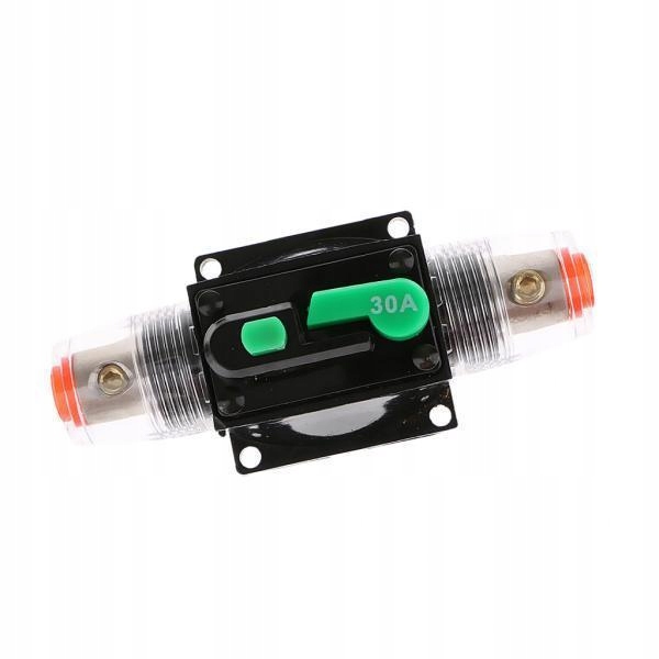 of 0A Car Audio Inline Circuit Breaker Holder Manual Switch 2 Pcs