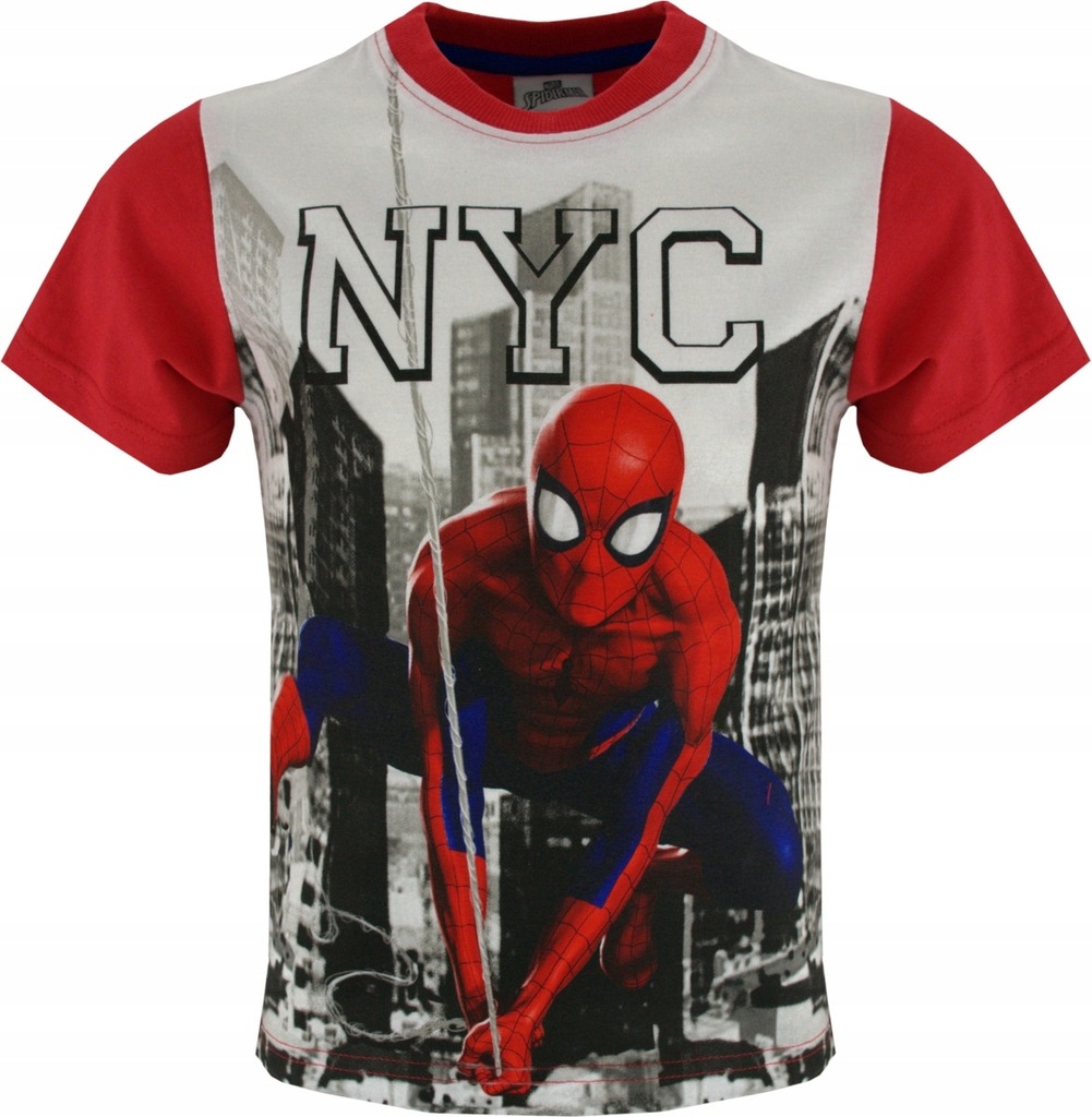 T-shirt Spiderman NYC czerwony 116