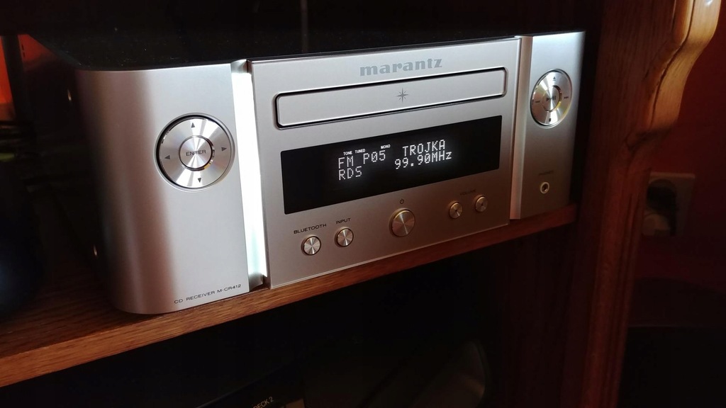 Купить Стереоресивер Marantz MCR-412 DAB+ CD: отзывы, фото, характеристики в интерне-магазине Aredi.ru