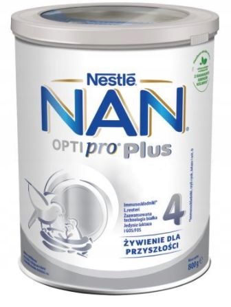 Nestle Nan Optipro Plus 4 mleko modyfikowane 800g