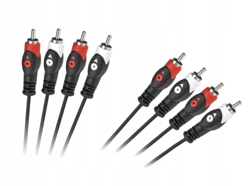 Kabel 4x RCA / 4x RCA wtyk-wtyk 3m cinch