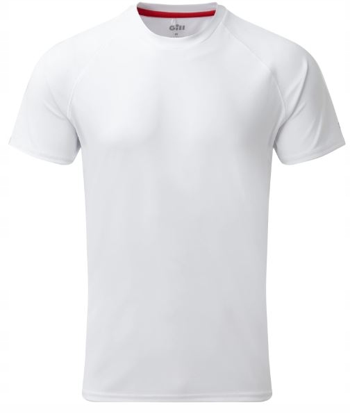 KOSZULKA UV TEC KRÓTKI RĘKAW MĘSKA BIAŁA XL