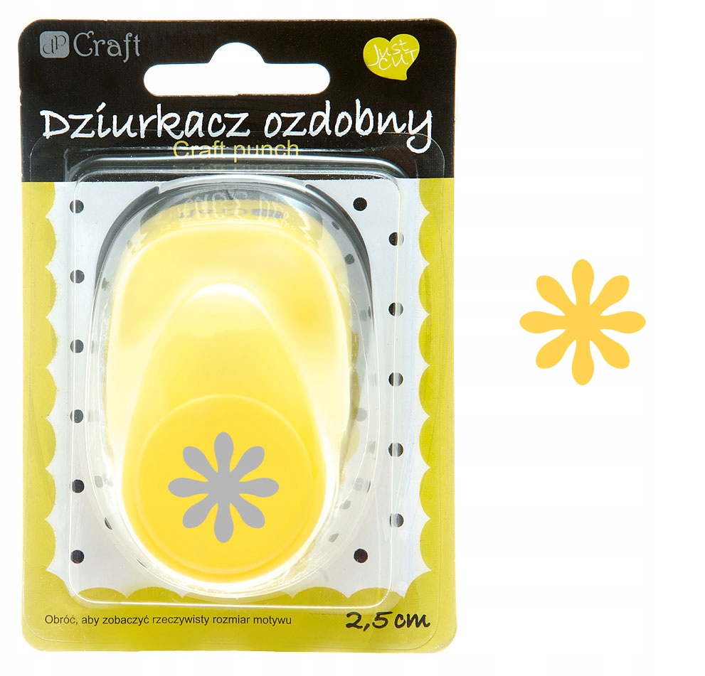 Dziurkacz ozdobny do papieru dpCraft 2,5cm STOKROTKA JCDZ-110-014