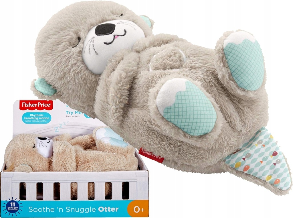 FISHER PRICE WYDRA ODDYCHAJĄCY USPOKAJACZ FXC66 - 8486119778 ...