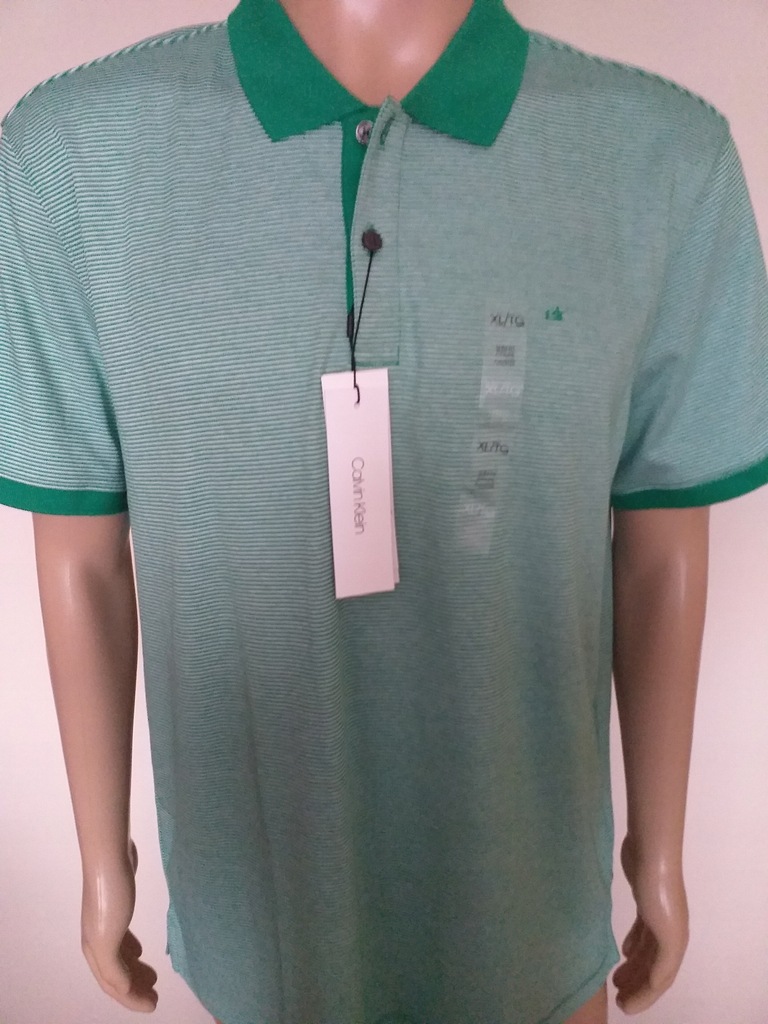 CALVIN KLEIN KOSZULKA POLO MĘSKA XL