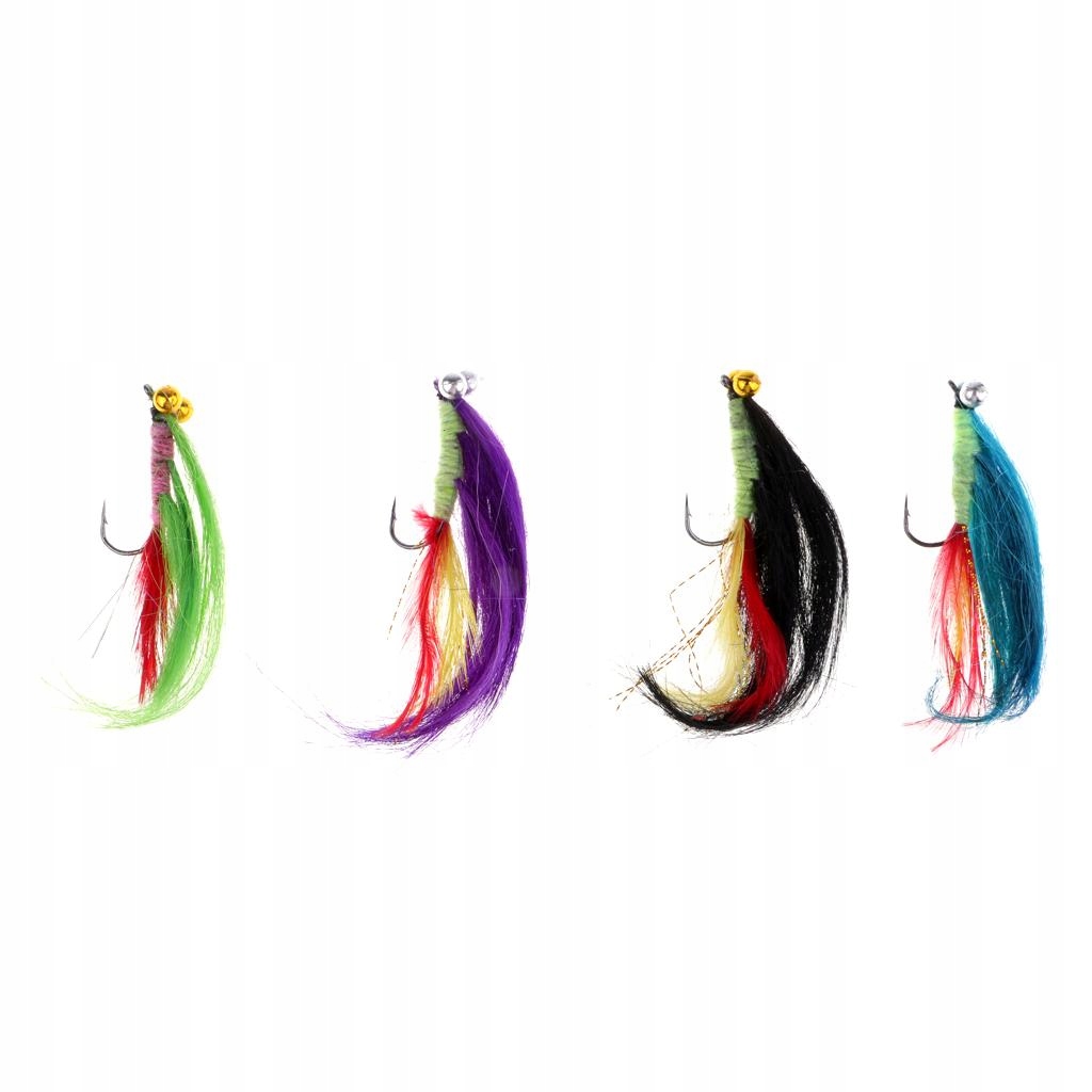 4 . Saltwater Fly Lure-Long Tail Feather Surface
