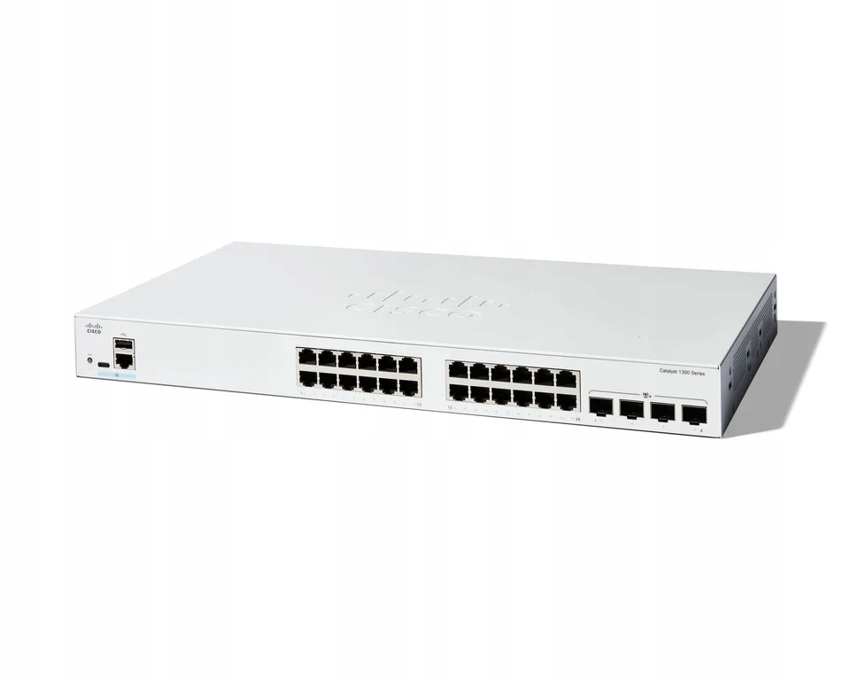 Cisco C1300-24T-4X Zarządzany Switch Gigabit Ethernet L2/L3 Biały
