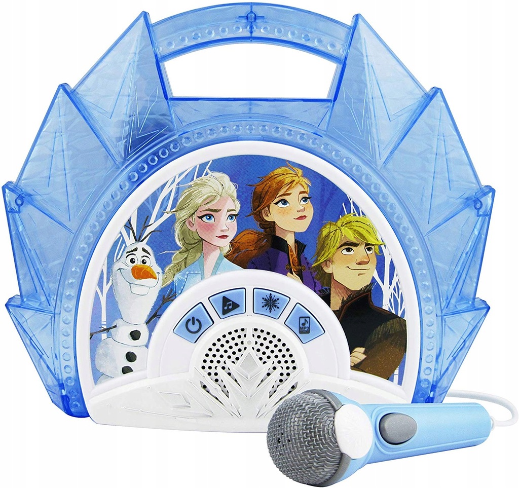 FROZEN 2 Boombox Karaoke Mikrofon Dla Dzieci AUX 8665043970