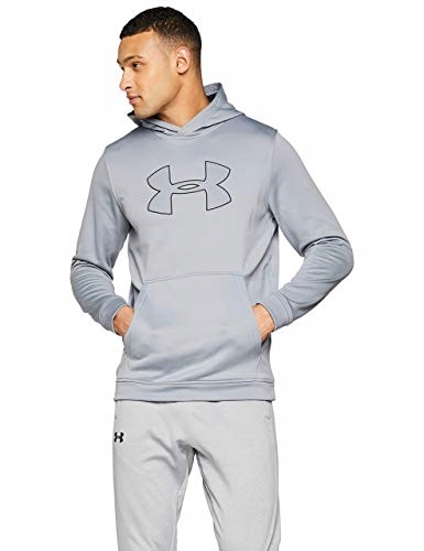 BLUZA MĘSKA UNDER ARMOUR Z KAPTUREM SZARA XL