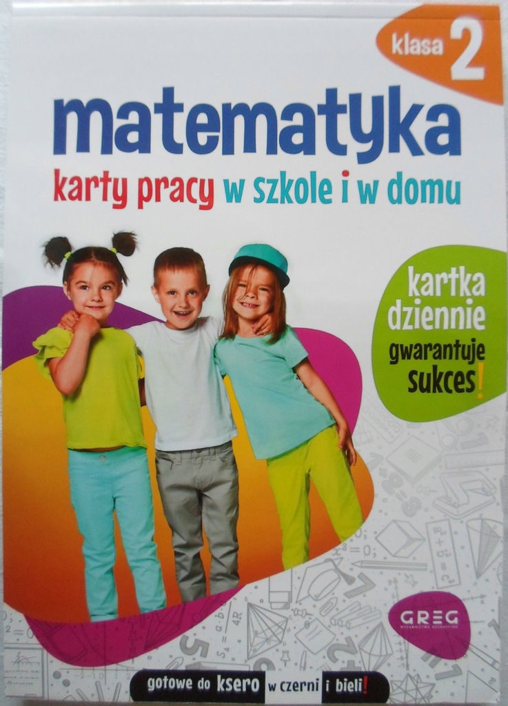 Matematyka Klasa 2 Karty pracy w szkole i w domu