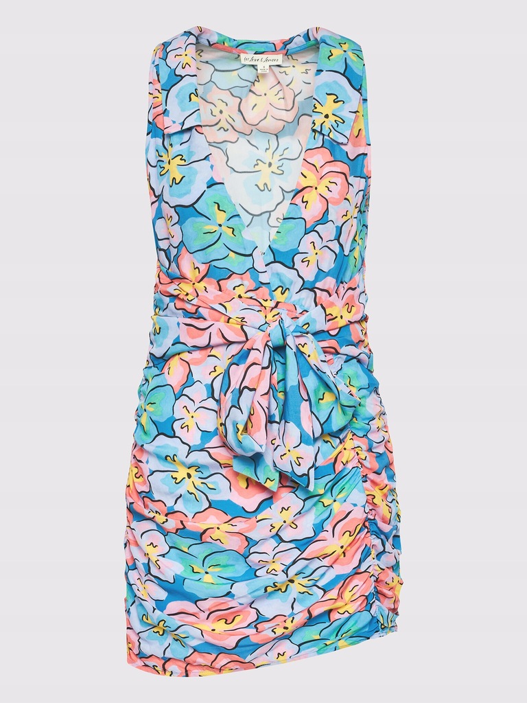 Sukienka letnia Yasmin CD2712 Kolorowy Regular Fit