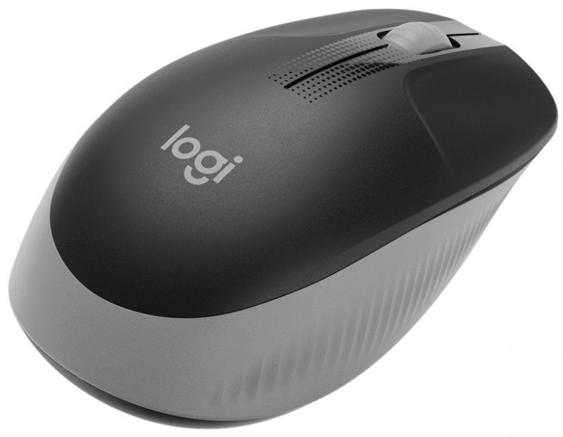 Logitech Full Size Mouse M190 Wireless, Mid Grey,