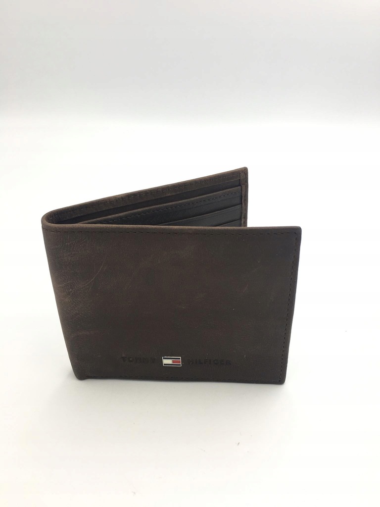 m233 TOMMY HILFIGER card holder portfel brązowy