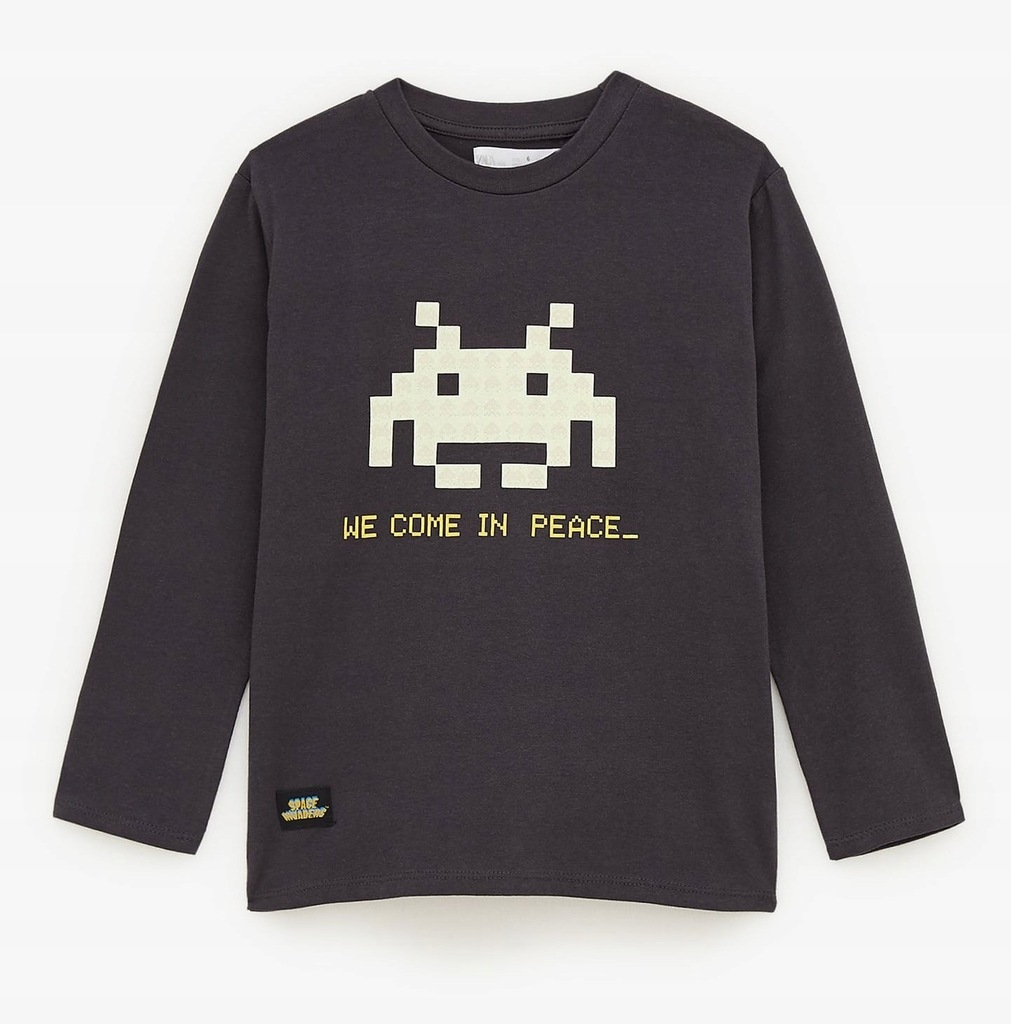 Koszulka Space Invaders ZARA 128 cm