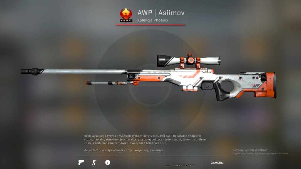CS:GO SKIN AWP ASIIMOV