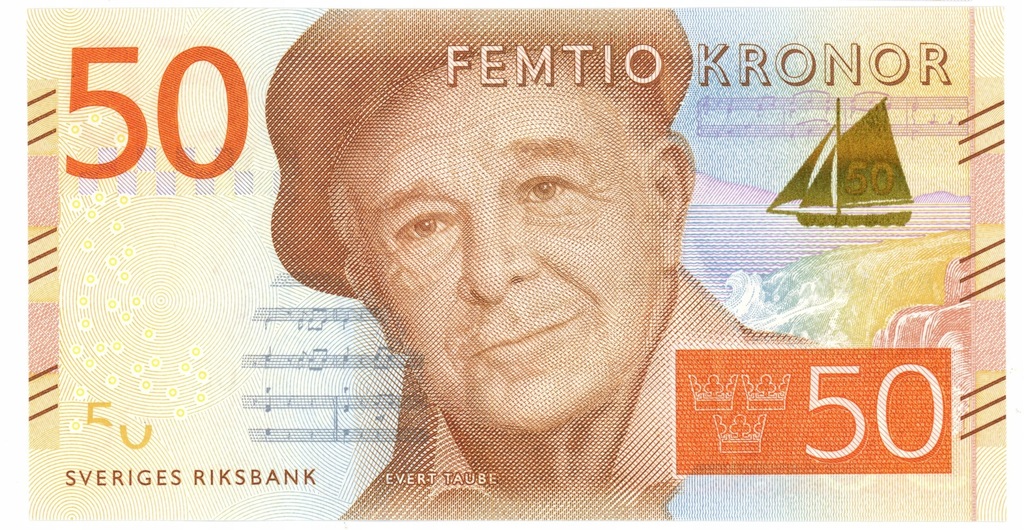 50 Koron Szwecja 2015 P#70 UNC