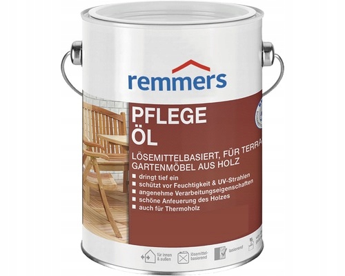 REMMERS OLEJ DO TARASÓW I MEBLI OGRODOWYCH ORZECH 0,75L