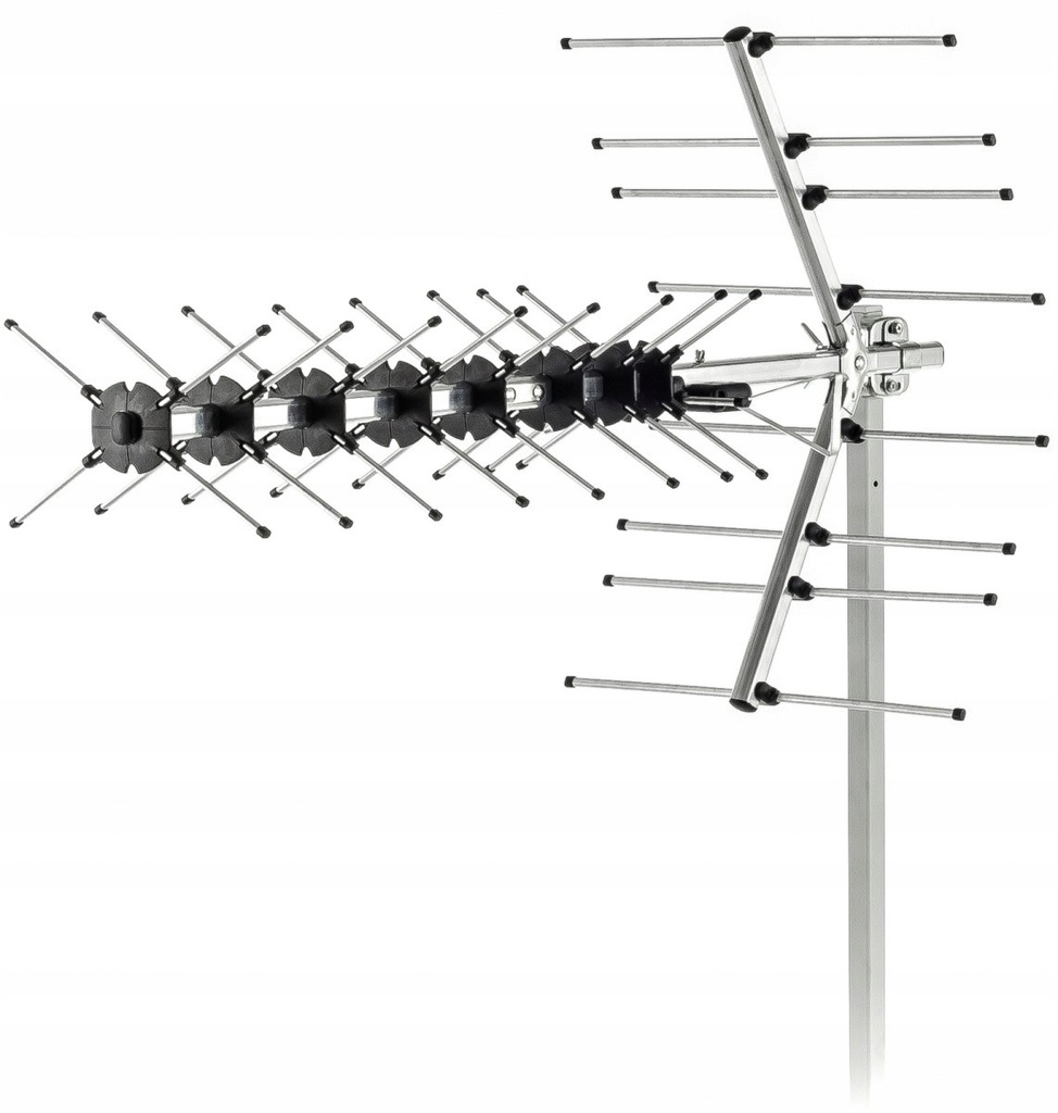 Antena zewnętrzna SDA 611 DVB-T2/T Zysk 12dB,Imp,