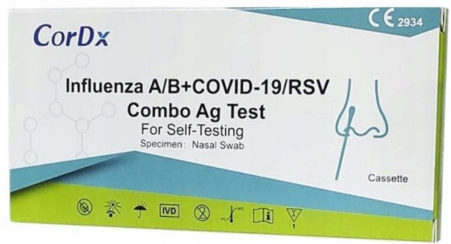 TEST COVID-19 GRYPA AB, RSV Combo 4w1