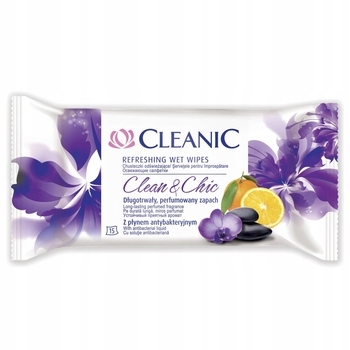 CLEANIC CHUSTECZKI ODŚWIEŻ CLEAN&CHIC 15SZT ,,