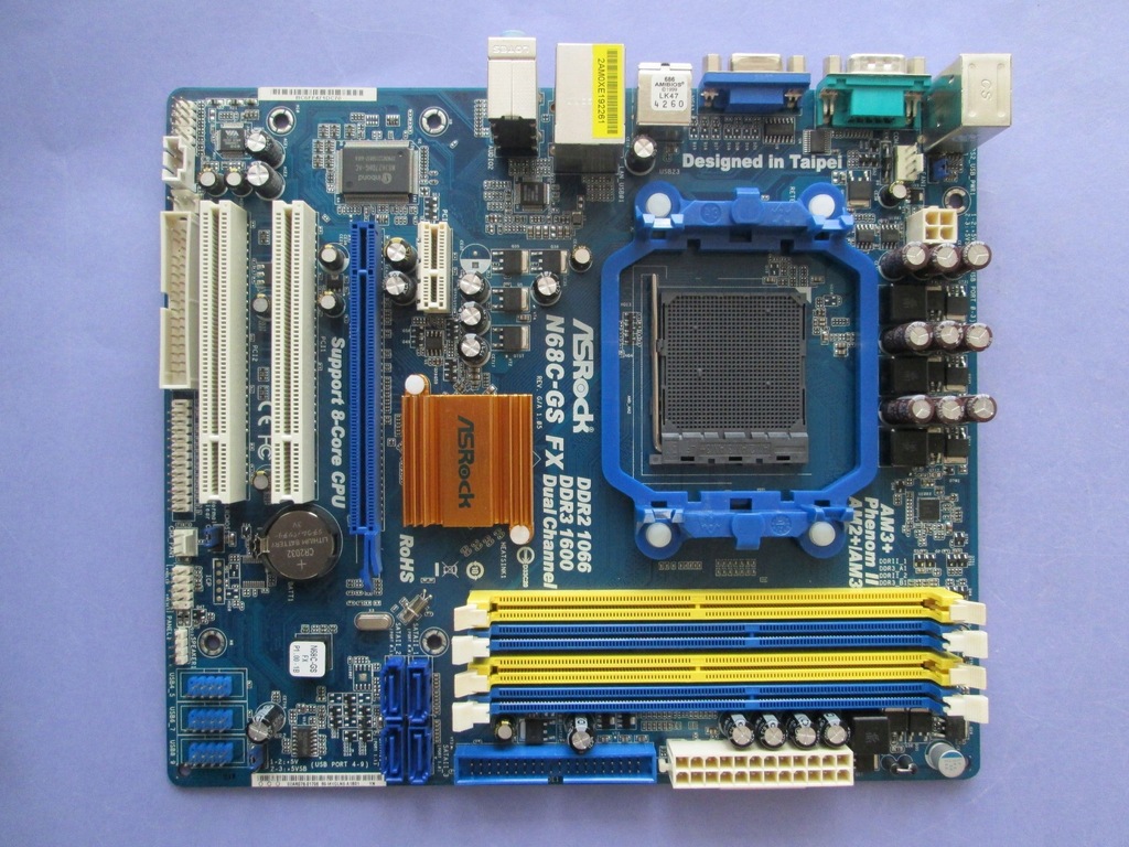 ASRock N68C-GS FX DDR2 / DDR3 1600Mhz AM3+ FX - 7977538270 - oficjalne ...