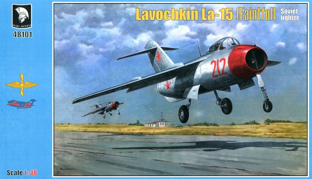 Lavochkin La-15 Ła-15 (Fantail), MARS MODELS 48101 skala 1/48