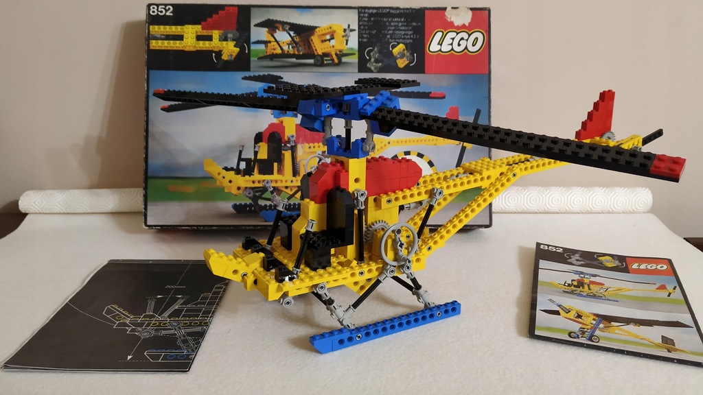 mord Ødelæggelse Konvertere Lego Technic 852 Helicopter KOMPLET - 12798060741 - oficjalne archiwum  Allegro