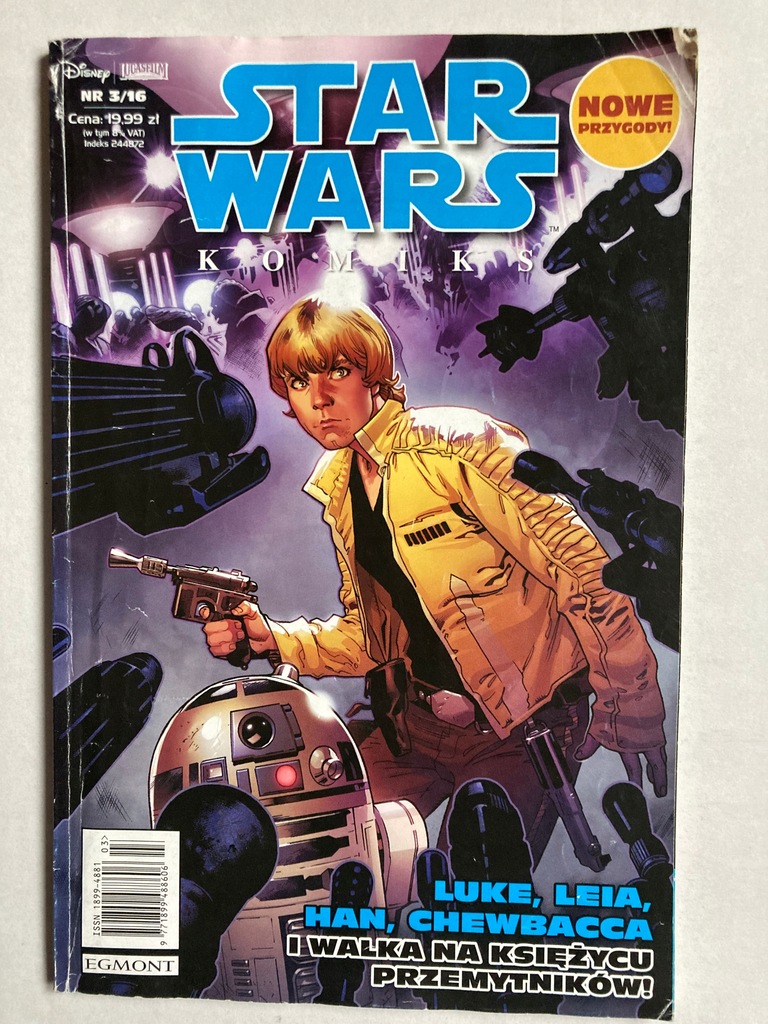 Komiks Star Wars - Luke, Leia, Han, Chewbaccka Nr 3/16