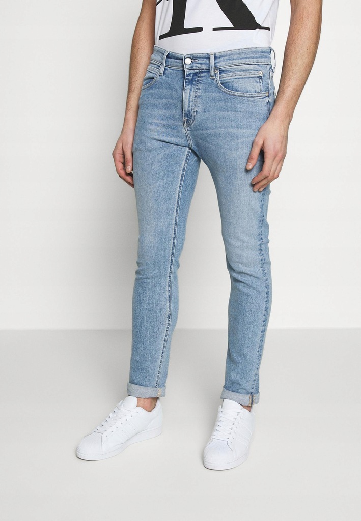 G3D218*CALVIN KLEIN JEANSY NIEBIESKIE W30 L32 L01