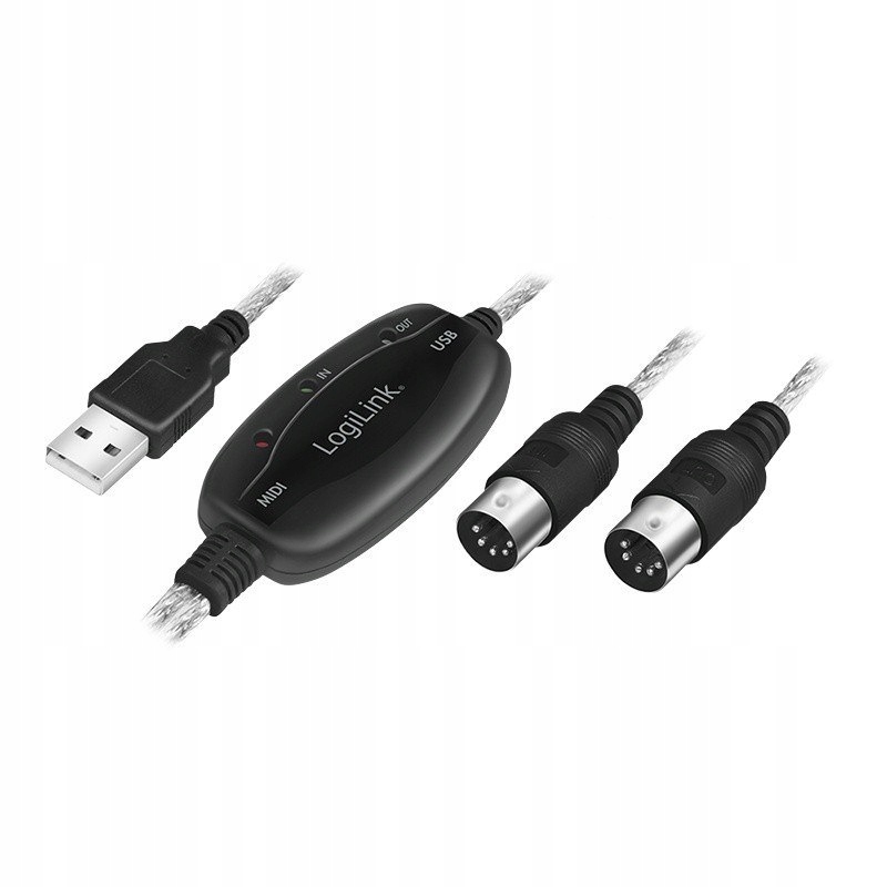 LogiLink Adapter USB do Midi In-Out