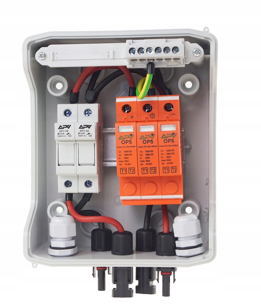 ROZDZIELNICA PV 1000V DC 1 STRING FOTOWOLTAIKA 12715893774