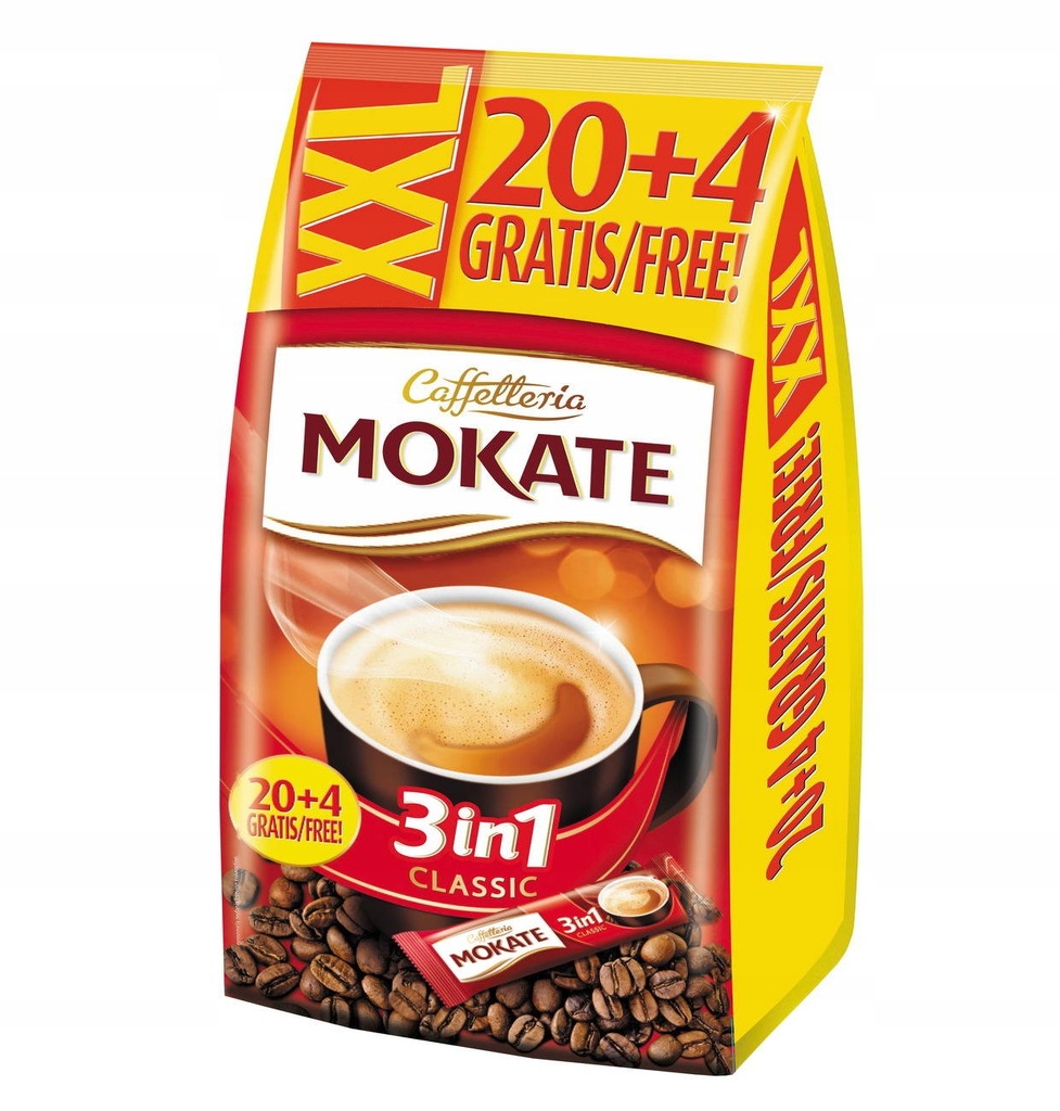 CHEMIA Z NIEMIEC Mokate Kaffee Classic 3 w 1 408 g