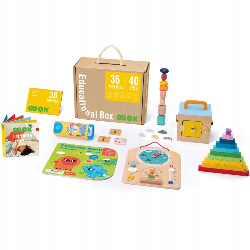 Pudełko Montessori 6w1 Tooky Toy