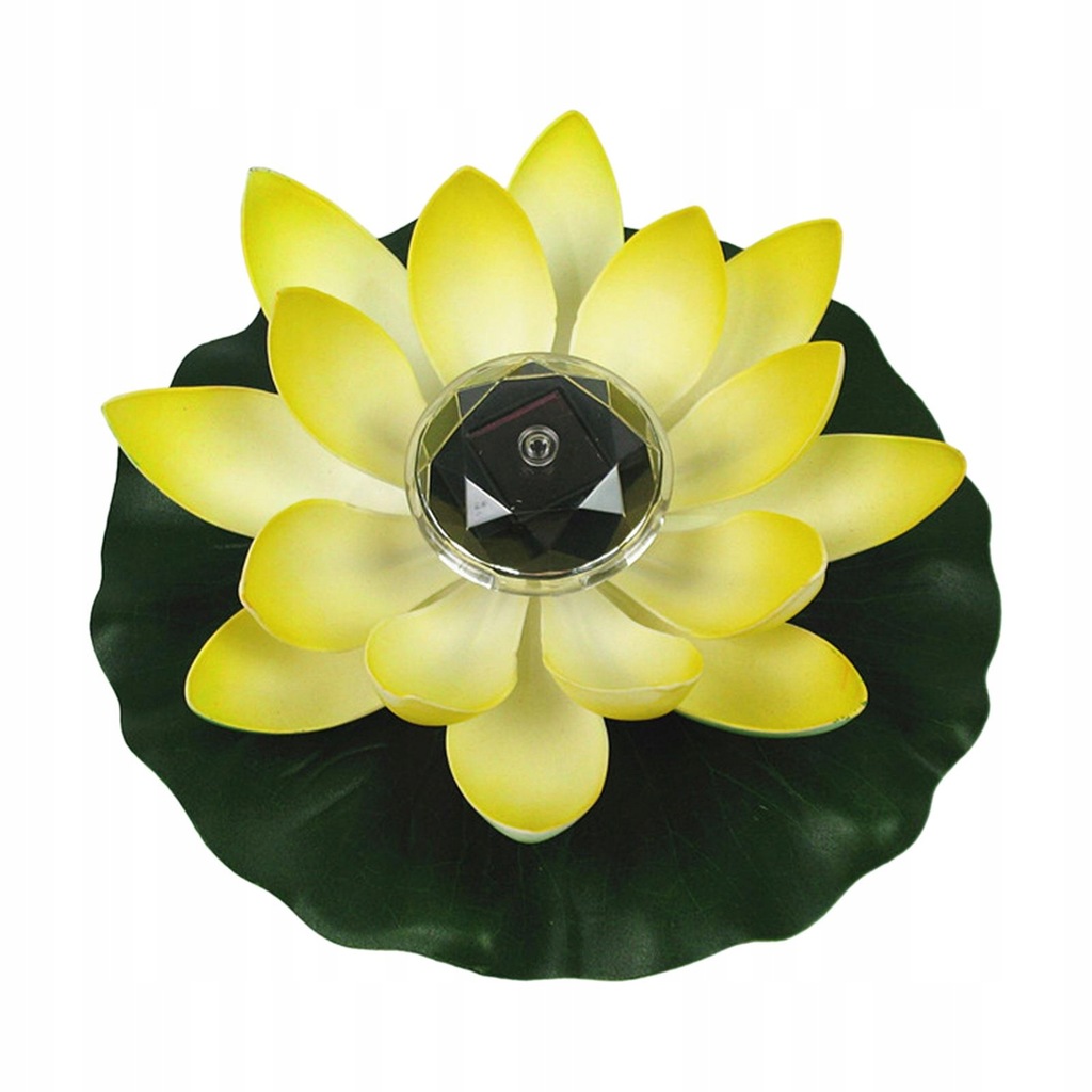 Floating Lotus Night Light Simulation Lotus Floating Lanterns Yellow
