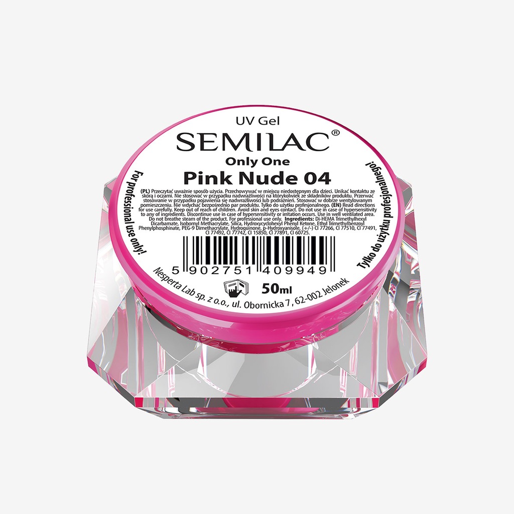 02 SEMILAC UV GEL ONLY ONE NATURAL NUDE 50 ML - Semilac 