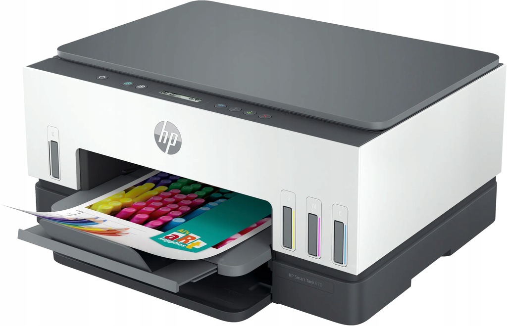 Drukarka HP Smart tank 670 WIFI USB Kolor Skaner