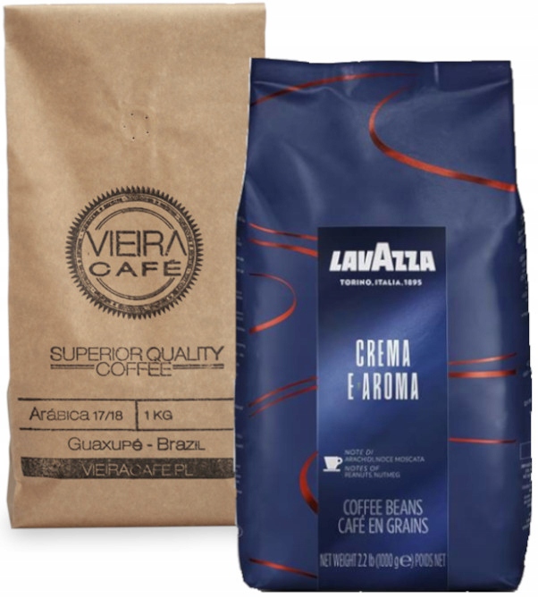 LAVAZZA CREMA e AROMA BLUE 1kg + VIEIRA CAFE 1kg