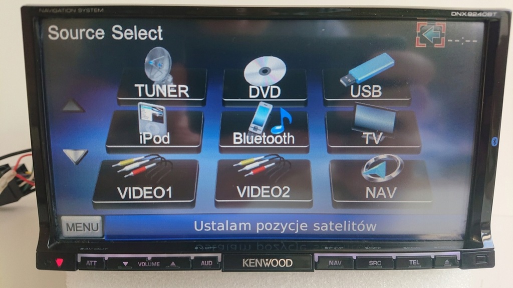 KENWOOD DNX9240BT mapa 2022 usb BLUETOOTH