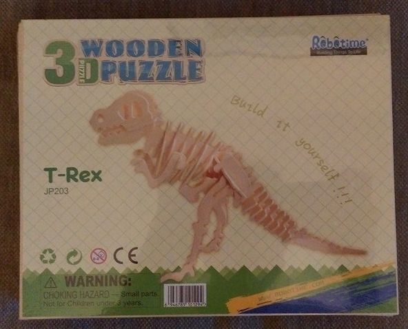 Puzzle 3D T-Rex NOWE 1 WOŚP